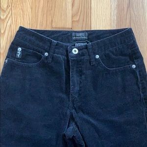 GUESS black corduroy pants